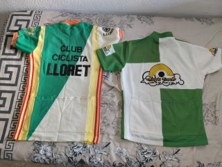 Lote maillots ciclismo vintage años 70