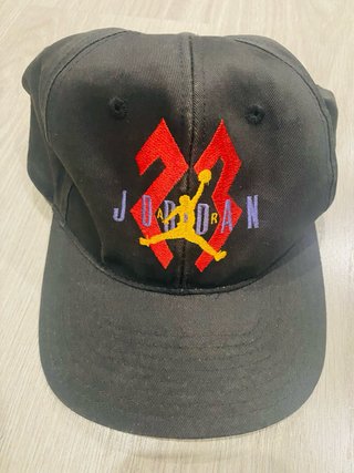 Gorra Nike Jordan 23 Negra años 90 Nueva