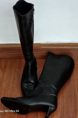 Botas altas negras mujer talla 37