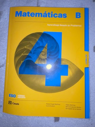 Matemáticas B, 4 ESO, Código abierto, Aprendiza...