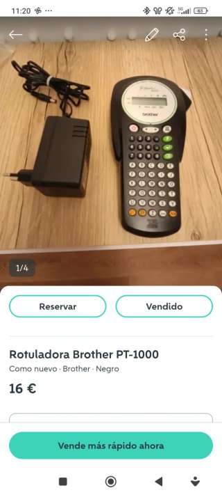 Rotuladora Brother PT-1000