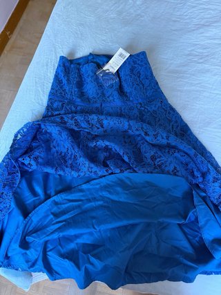Vestido de fiesta azul Morgan