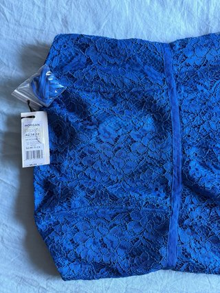 Vestido de fiesta azul Morgan