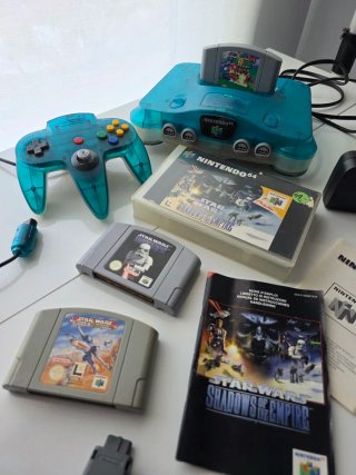Lote Nintendo 64 Azul Star Wars