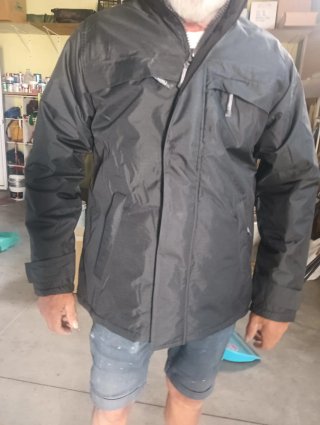 Chaquetón de trabajo negro