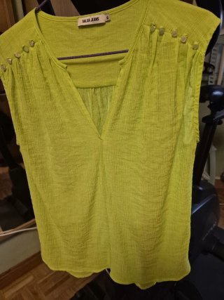 Blusa Verde Salsa Talla s