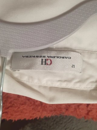 Vestido corto Carolina Herrera blanco