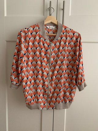 Chaqueta Bomber Estampada Boden Talla S