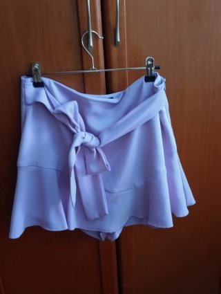Falda pantalón morada