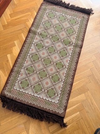 Alfombra pasillera vintage retro 140x65cm