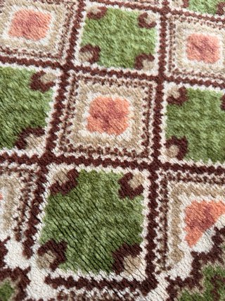 Alfombra pasillera vintage retro 140x65cm