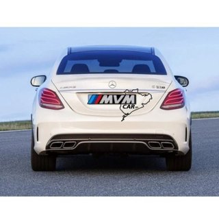 Salidas dobles de escape Mercedes tipo C63 S63 AMG