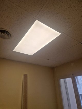 2 Paneles LED Empotrables 120x60cm