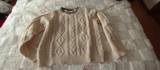 Jersey Beige Mango Talla M