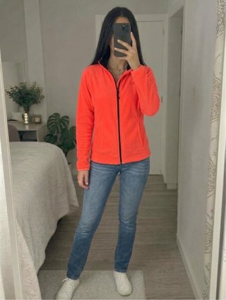 Forro polar UP mujer color coral talla S