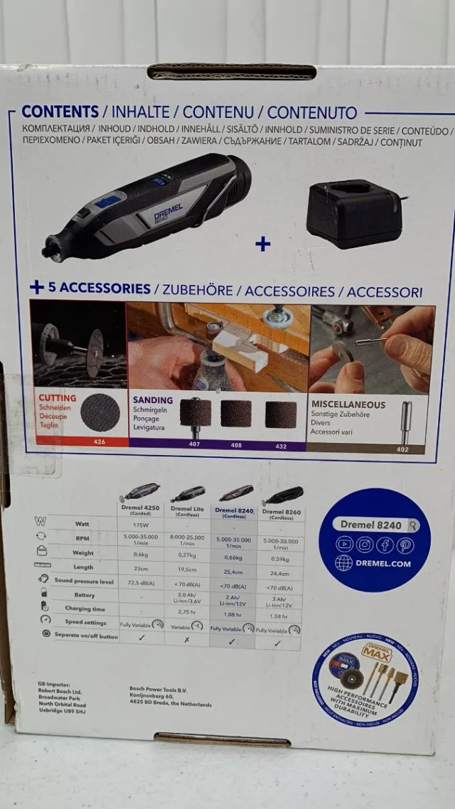 Multiherramienta Dremel 8240 Inalámbrica