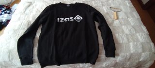 Sudadera Izas Negra Talla M