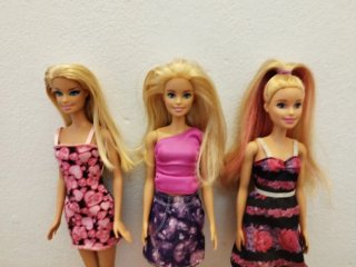 Lote de 5 Muñecas Barbie