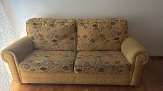 Sofá pequeño estampado