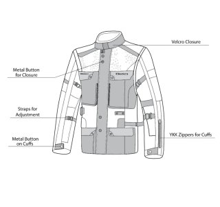 Chaqueta de Moto Bela Talla XXL