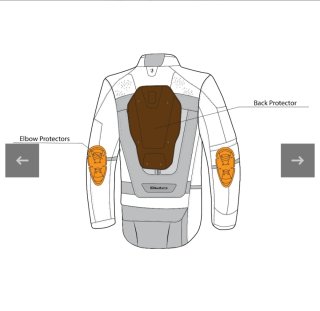 Chaqueta de Moto Bela Talla XXL