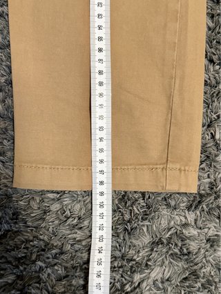Pantalón Chino Zara Beige Skinny Fit Hombre Talla