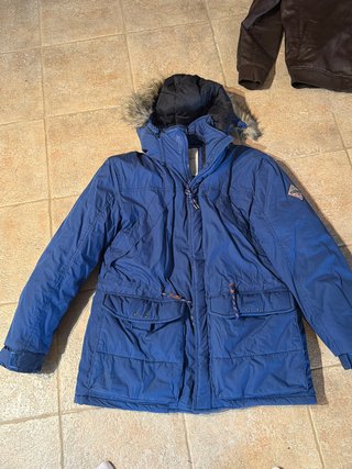 Chaqueta Springfield Azul con Capucha