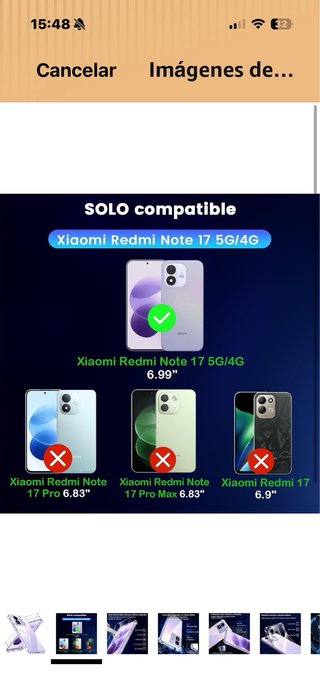 Funda para Xiaomi Redmi Note 17 5G