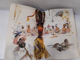Libro antiguo las 1000 y una noches 1964