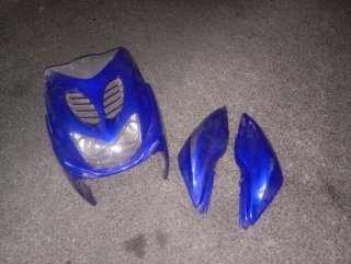 Carenado Frontal Yamaha Aerox Azul