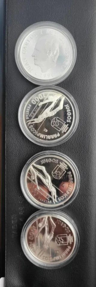 1000 Pesetas Juegos Paralímpicos plata 1996