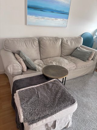 Sofá Ektorp Ikea con Reposapiés