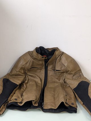 Chaqueta moto Dainese piel marrón talla 52