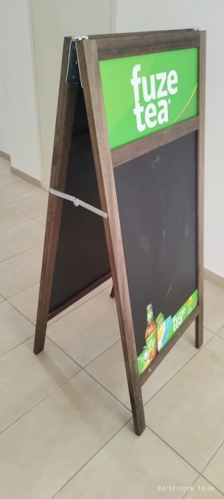 Pizarra para un bar