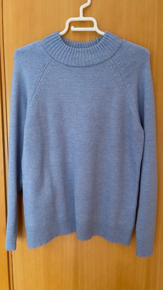 Jersey azul cuello cisne Talla S.