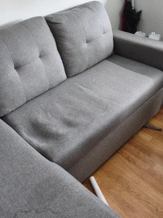 Sofá Cama Gris 3 Plazas En Móstoles