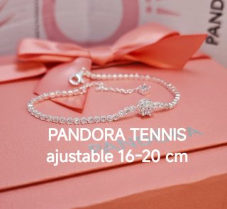 Pulsera Pandora Tennis Ajustable Plata Ale s925