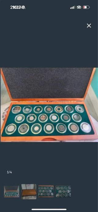 Colección de Monedas de plata, cobre y bronce
