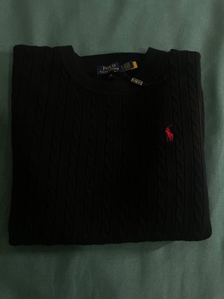 Jersey Polo Ralph Lauren Negro Talla M