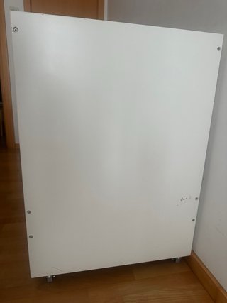 Cuna IKEA blanca con cajones