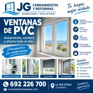 Ventanas y Puertas PVC y Aluminio