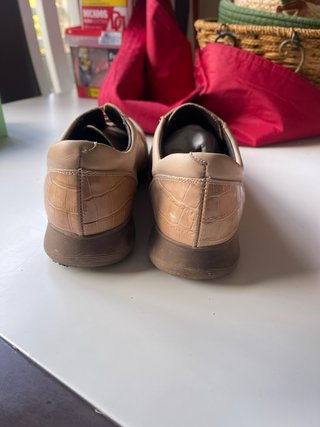 Zapatos Casual Mujer Beige