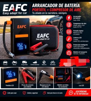 Arrancador de Coche y Compresor