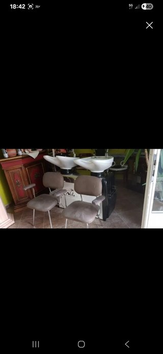 Lavacabezas doble