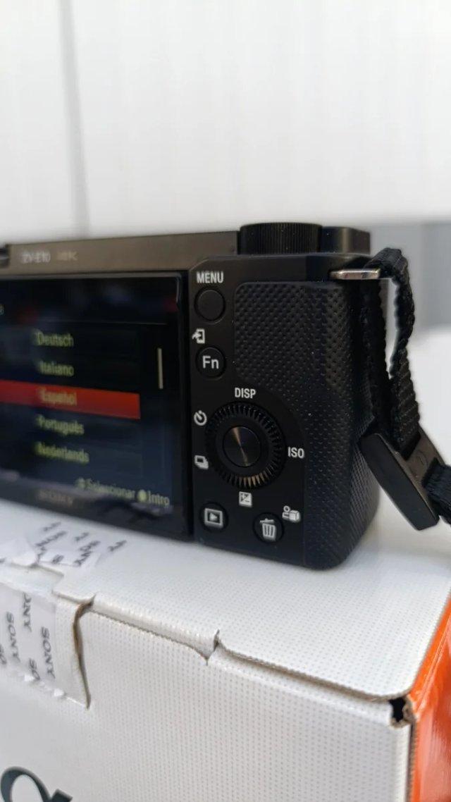 Cámara Vlog Sony Alpha ZV-E10L