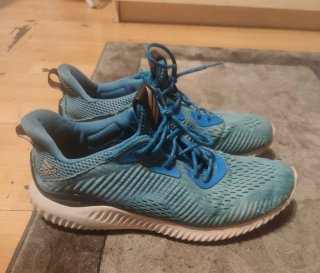 Zapatillas Adidas AlphaBounce Azul/Blanco