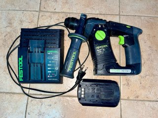 Taladro Festool BHC 18 con Cargador