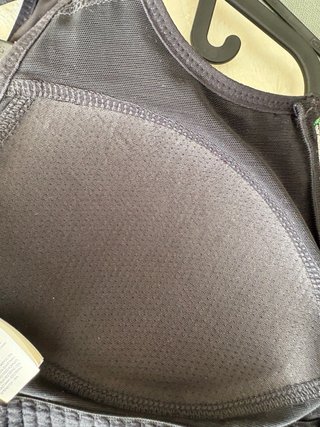 Sujetador Deportivo Negro con Cremallera Nike XS