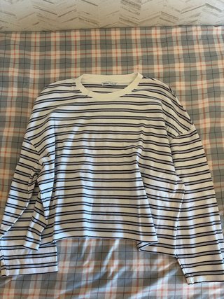 Camiseta de rayas manga larga