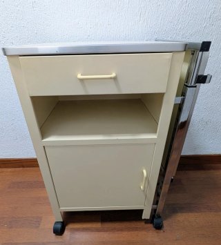 Mesa Auxiliar Hospitalaria Metálica Noche Puente